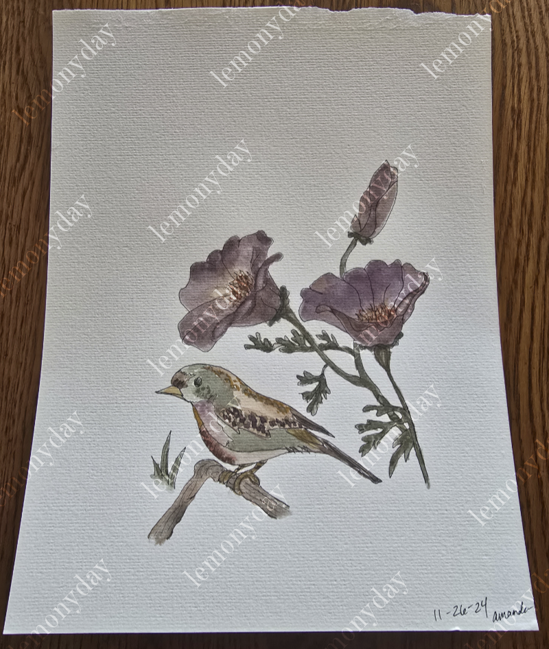 Desert Bird Flower Concept